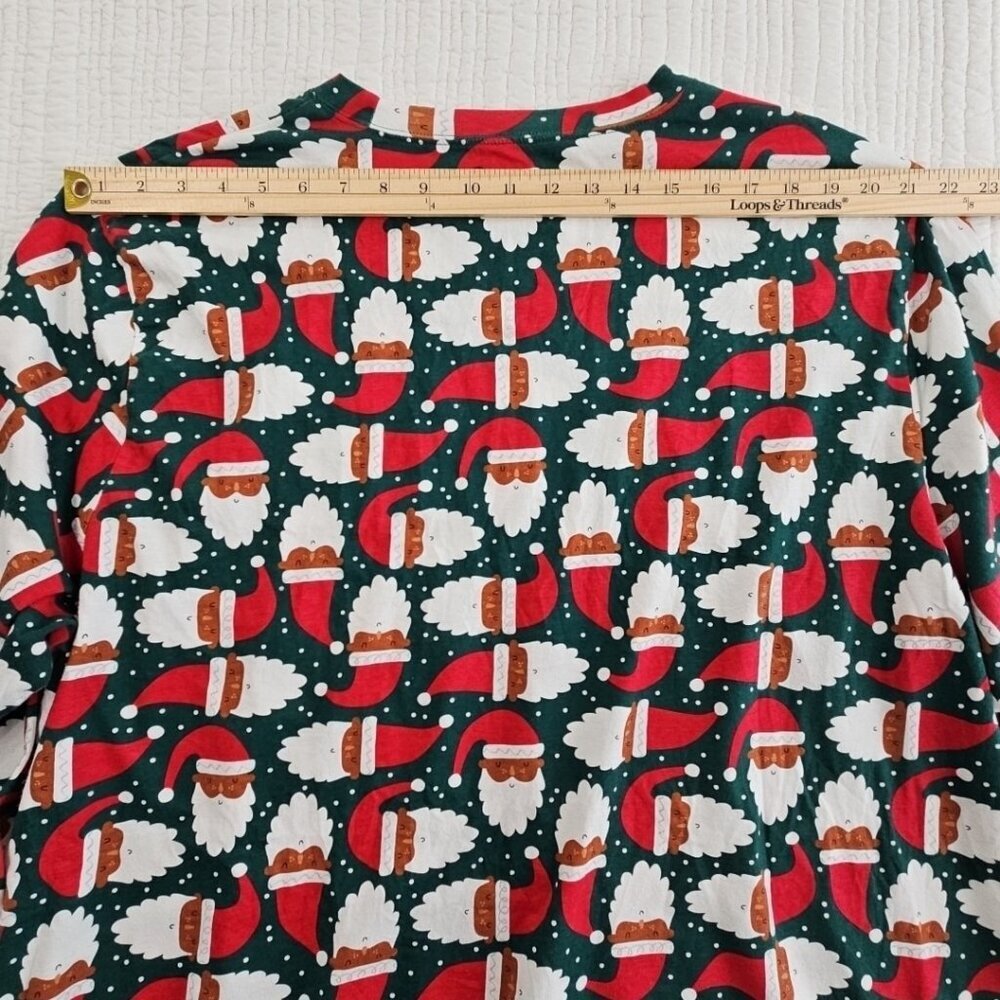 PJ Place Unisex Christmas Santa 100% Cotton Top Pajama‎ Size XXXL Comfort NWOT - Picture 12 of 16